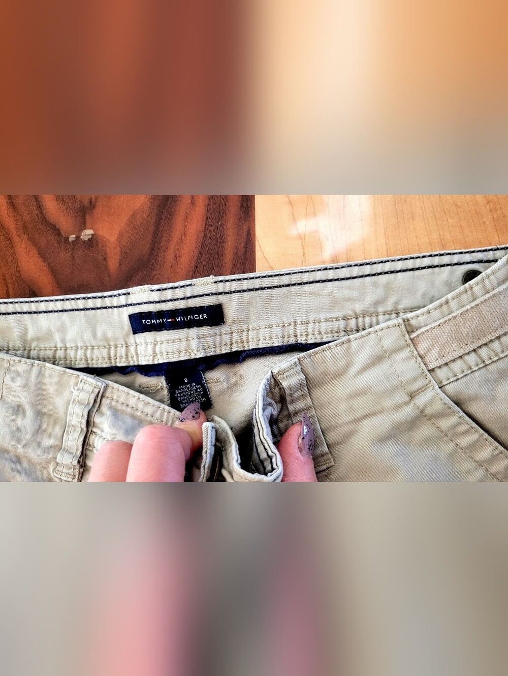 Tommy Hilfiger Khaki Pants Capri - Beige women